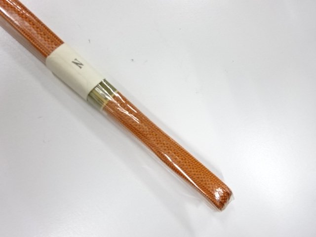  未使用品　正絹　帯留め用　手組三分紐